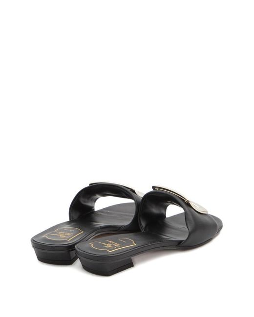 Roger Vivier White Leather Sandals