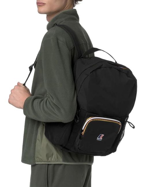 K-Way Black Le Vrai 4.0 Michel Backpack for men