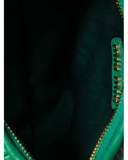 Miu Miu Green Wander Small Leather Hobo Bag