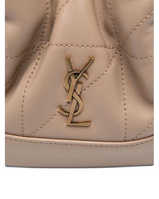 Borsa Mini di Saint Laurent in Natural