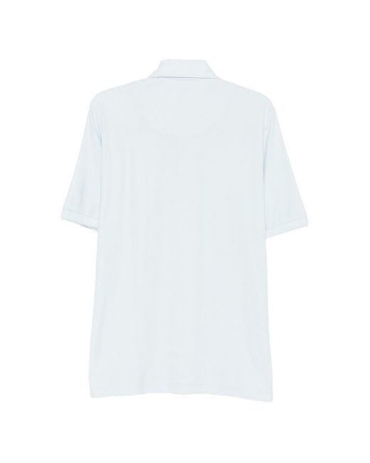 Doppiaa White Short-Sleeved Shirt for men