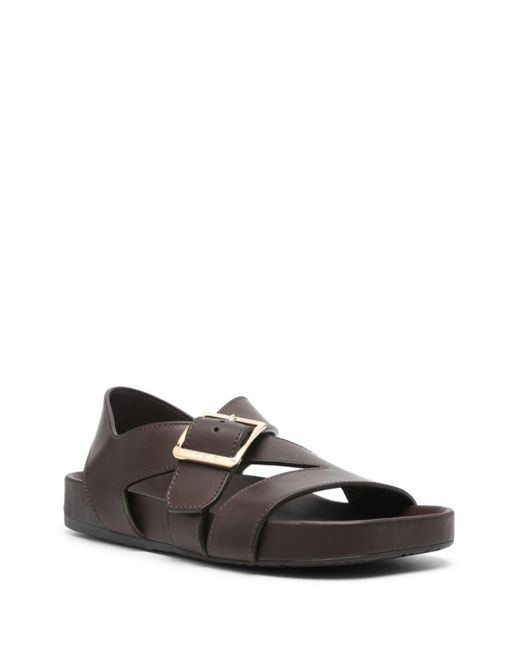 【LOEWE】 Paula's Ibiza Ease バックル レザーサンダル LOEWE Paula's Ibiza イーズ バックル レザー サンダル 人気