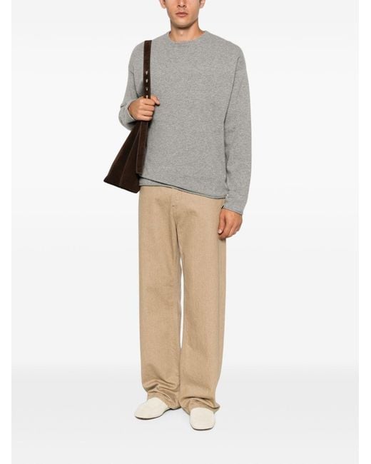 Extreme Cashmere Gray Cashmere Crewneck Sweater