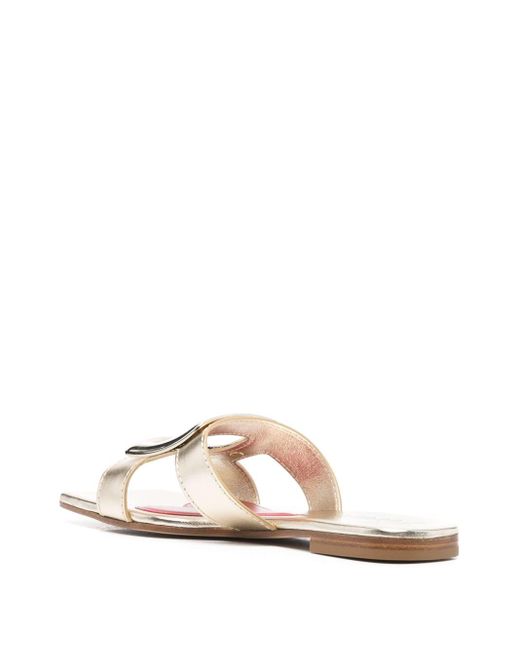 Roger Vivier White Belle Vivier Slipper