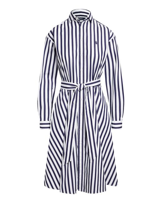Polo Ralph Lauren White Striped Dress