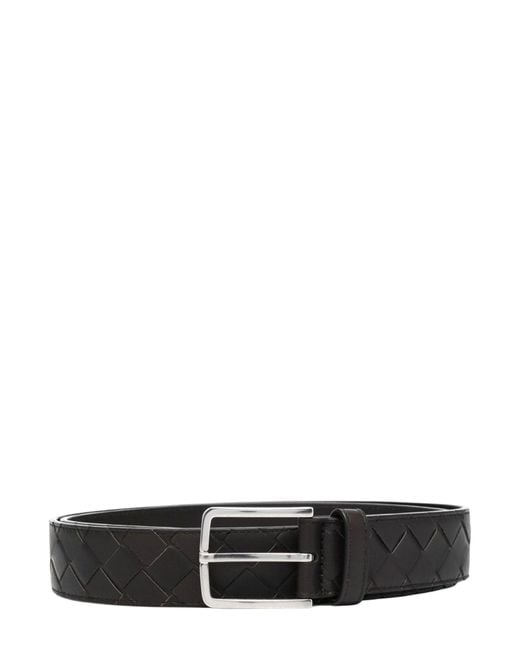 Bottega Veneta White Braided Belt for men