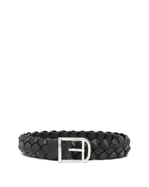 Brioni White Leather Belt for men