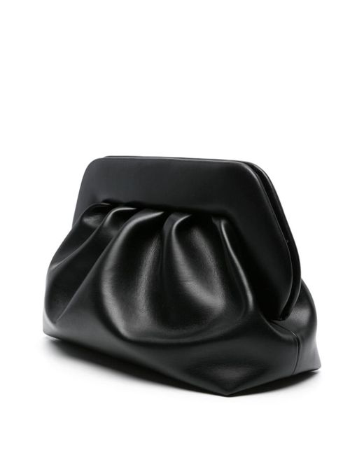 THEMOIRÈ Black Bios Faux-leather Clutch Bag