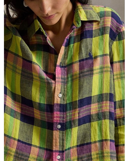 Polo Ralph Lauren Gray Classic Fit Plaid Shirt