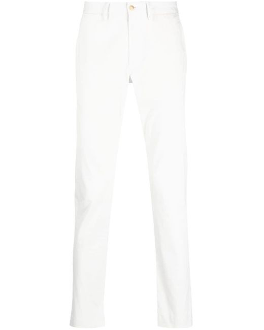 Polo Ralph Lauren White Classic Trousers for men