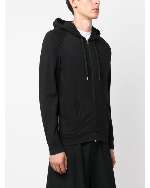 Paul Smith Black Cotton Hoodie for men