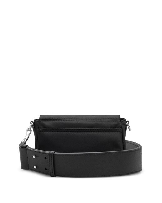 AMI White Marcel Nylon Shoulder Bag for men
