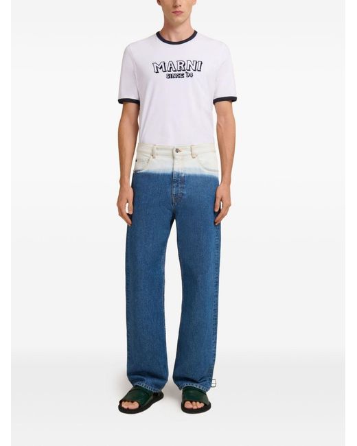 Marni Blue Cotton Jeans for men