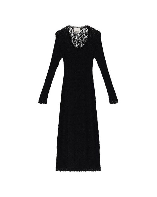Isabel Marant Black Belsane Guipure Lace Dress