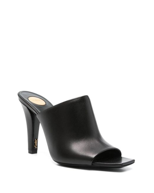 Mule Jill di Saint Laurent in Black