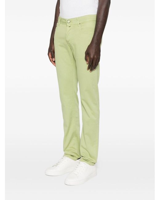 Jacob Cohen Green Slim Denim Cotton Jeans for men
