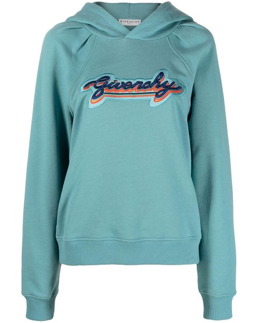 givenchy embroidered logo hoodie