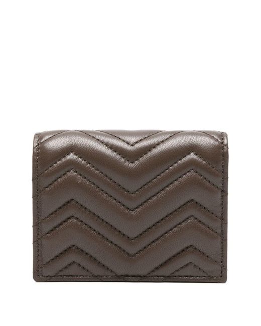 Gucci Gray Gg Mamont Leather Wallet