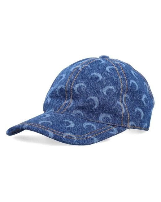 MARINE SERRE Blue Moon Baseball Cap