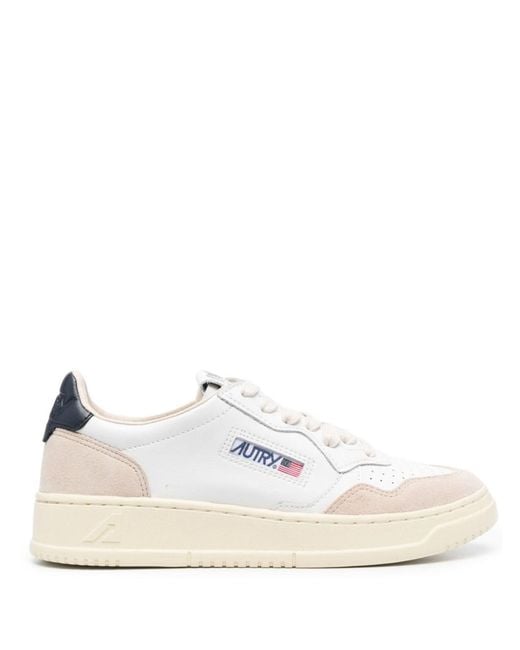 Autry White Medialist Low Sneakers