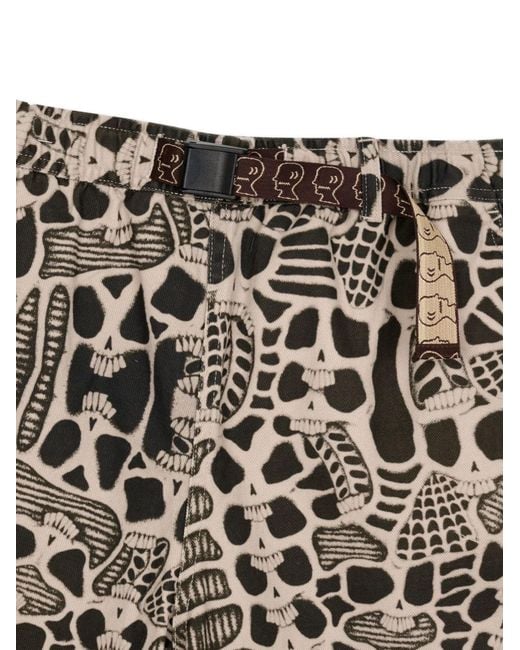 Brain Dead White Skull Climber Short for men