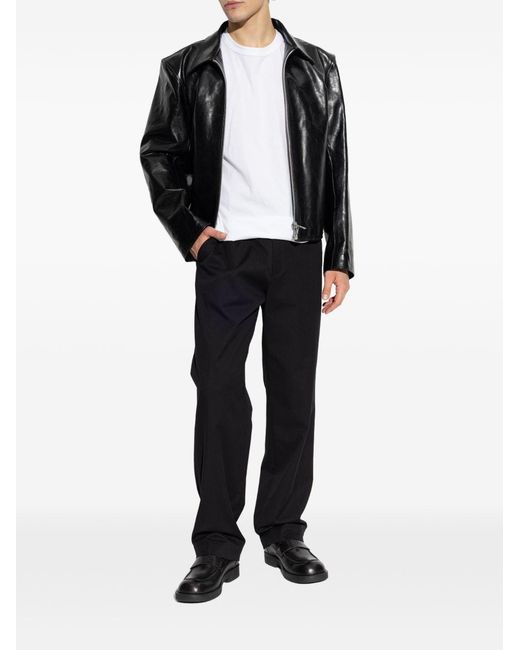 Dries Van Noten Black Penny Pants for men