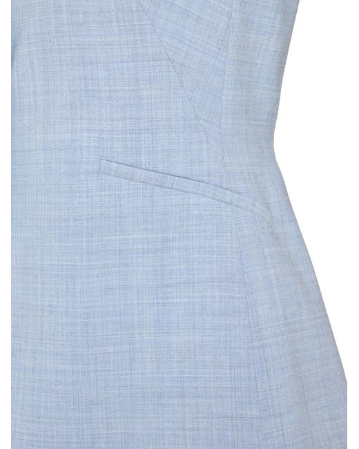 Boss Blue Wool Vest