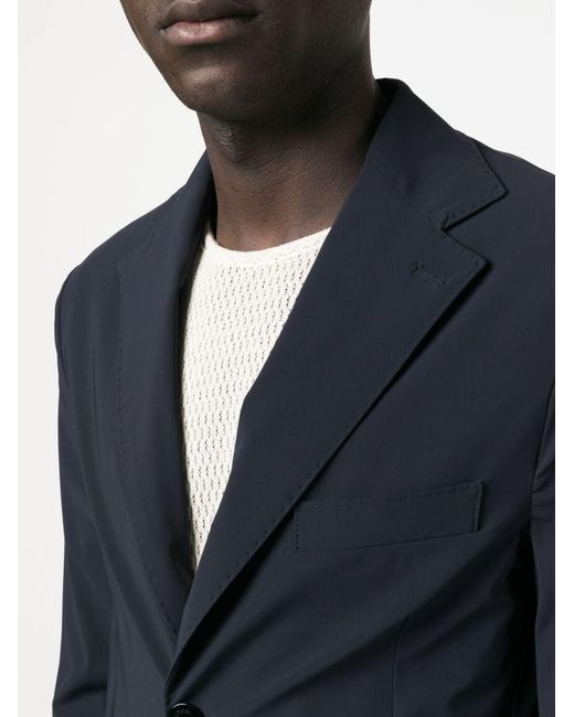 Pmds Blue Single Breasted Jacket for men