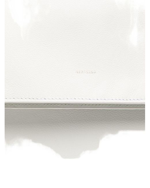 Herskind White Sofia Leather Tote Bag