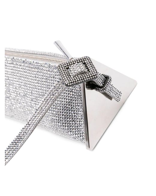 Benedetta Bruzziches Gray Joy Crystal-embellished Mini Bag