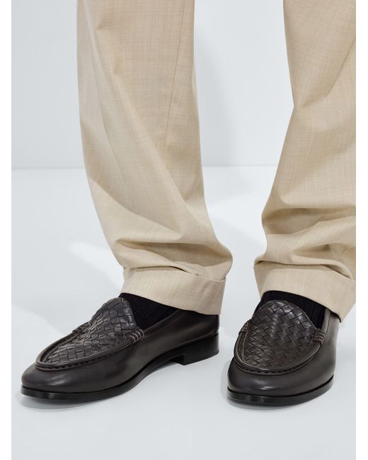 Bottega Veneta Brown Silenzio Loafer for men