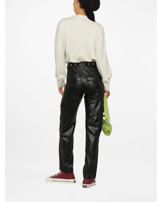 Isabel Marant White Marisans Crewneck Sweater
