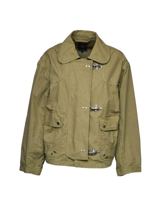 Fay Green 3 Ganci Bomber Jacket