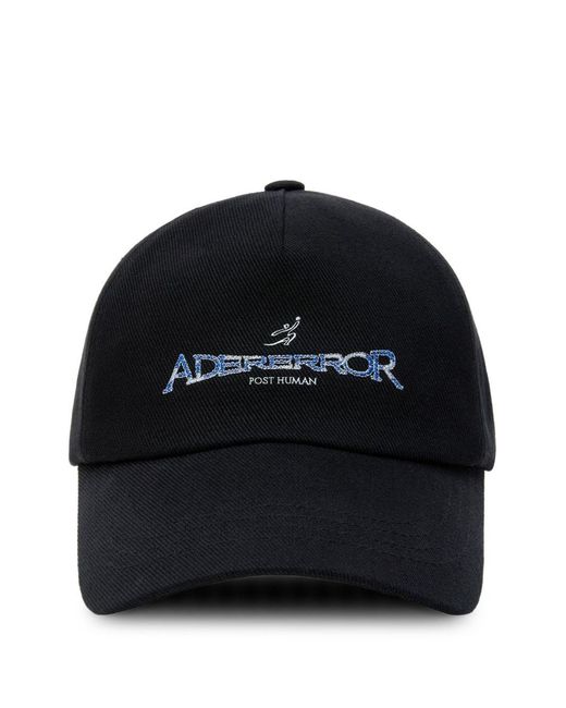 Adererror Black Baseball Cap With Logo for men