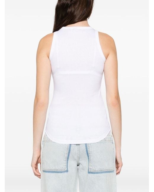 Herskind White Sabina Cotton Tank Top