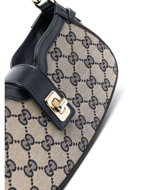 Gucci Metallic Mini Moon Side Shoulder Bag