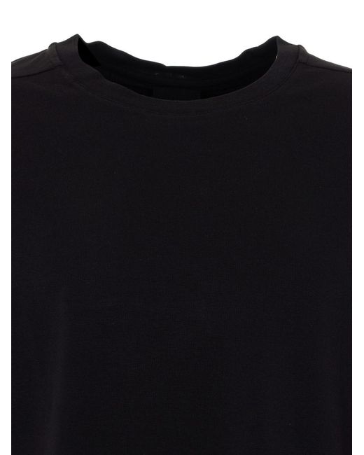 Thom Krom Black Cotton T-Shirt for men