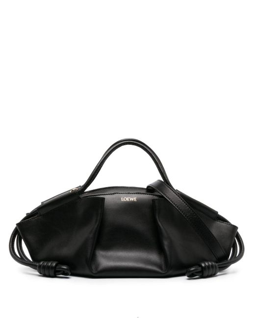 Loewe Black Paseo Small Leahter Handbag