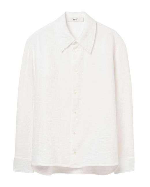 Séfr White Bobby Shirt for men