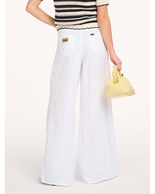 Lois White Marlene Trousers