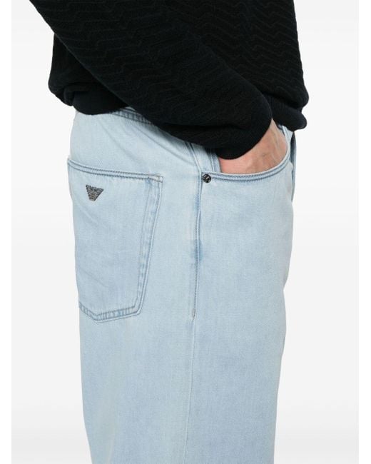 Emporio Armani Blue Denim Cotton Jeans for men