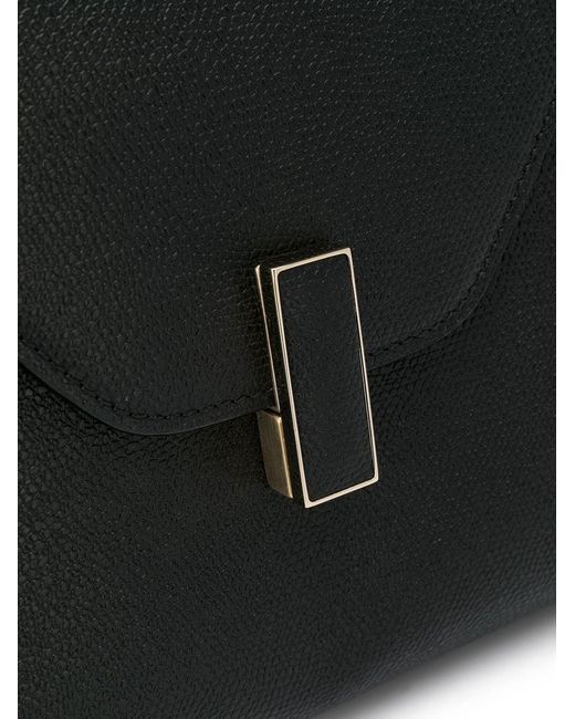 Valextra Black Iside Mini Leather Handbag