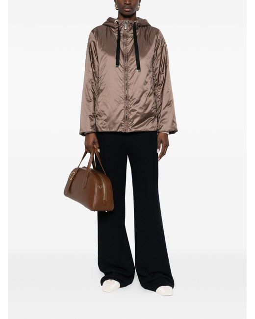 Max Mara Brown Padded Blouson Jacket
