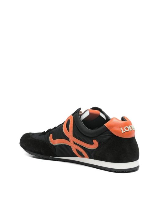 Loewe Black Apos;S Ballet Runner 2.0 Nylon And Calfskin Sneakers for men