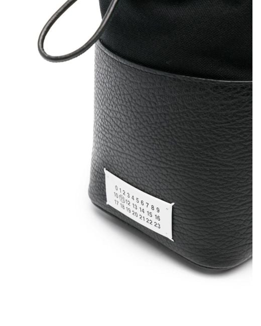 Maison Margiela Black 5ac Small Leather Bucket Bag