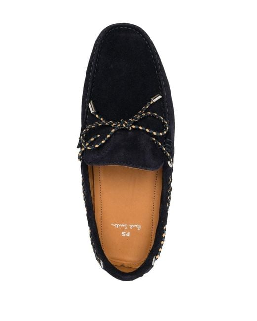 Paul Smith Black Springfield Suede Leather Loafers for men