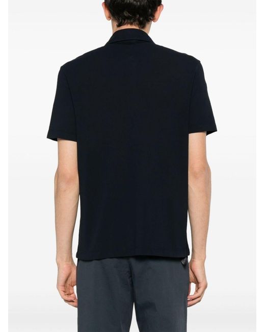 Drumohr Black Polo Shirt With Logo for men