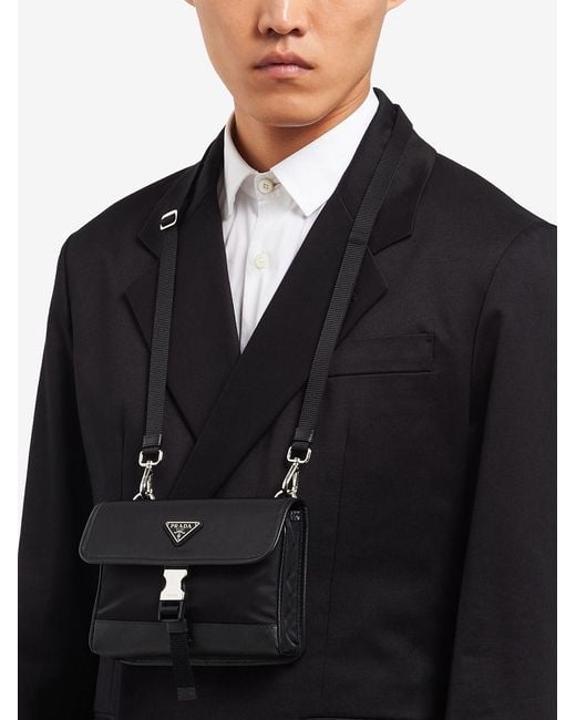Porta Cellulare di Prada in Black da Uomo