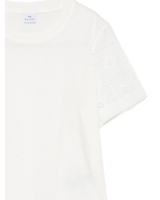 Paul Smith White Cotton T-Shirt