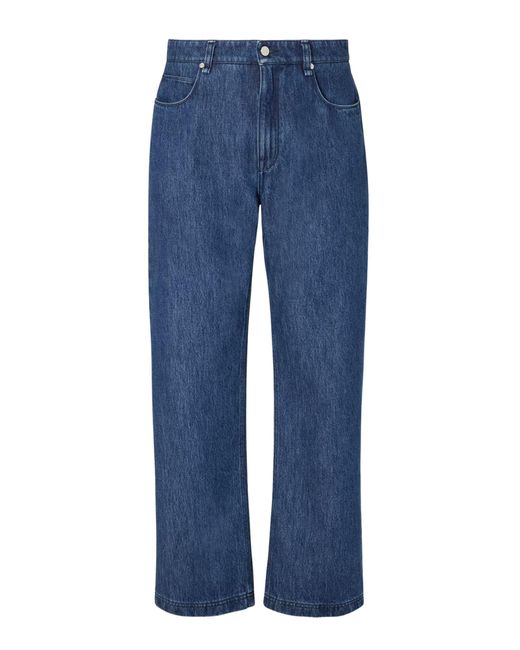 Fendi Blue Long Jeans for men